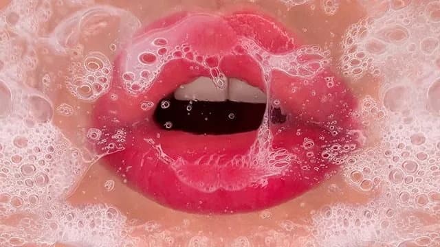 Close Up Cum Play: Best Mouth Loves to Play with Your Fresh Cum on Glass! Lic poster