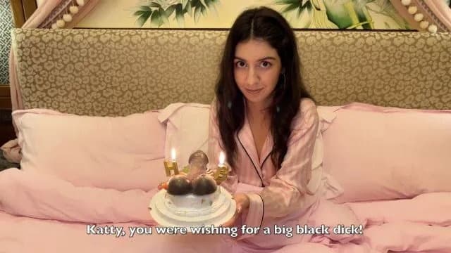 Congratulated Katty West on Her Birthday and Fucked Her Cumming in Her Mouth poster